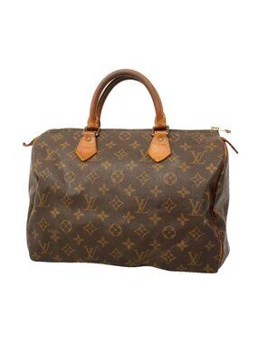 Louis Vuitton Handbag Monogram Speedy 30 Brown